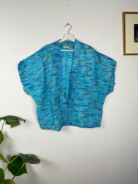 Vintage Saree Silk Shrug Blouse