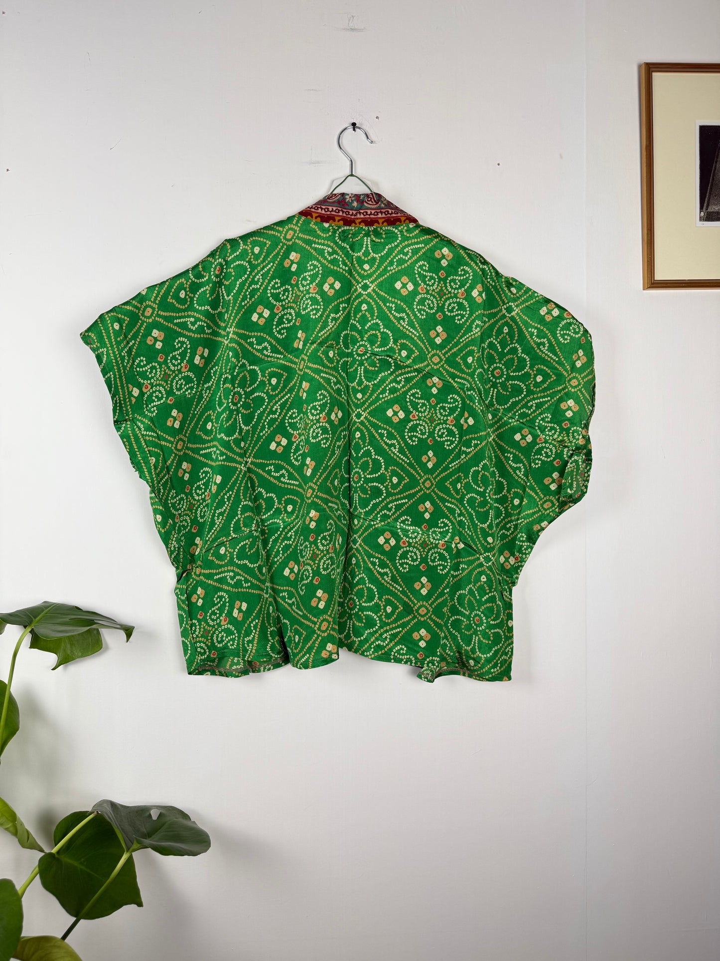 Vintage Saree Silk Shrug Blouse