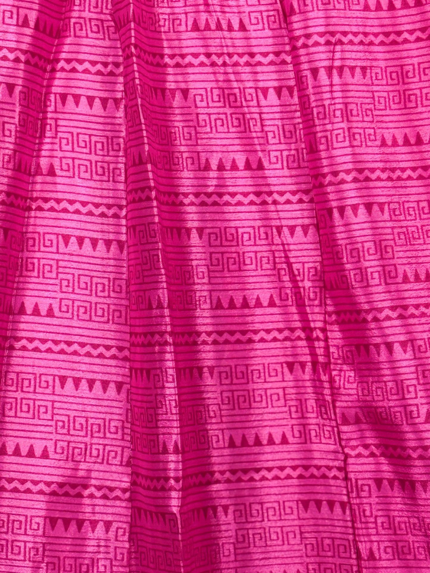 Vintage Saree Silk Pleated Skirt