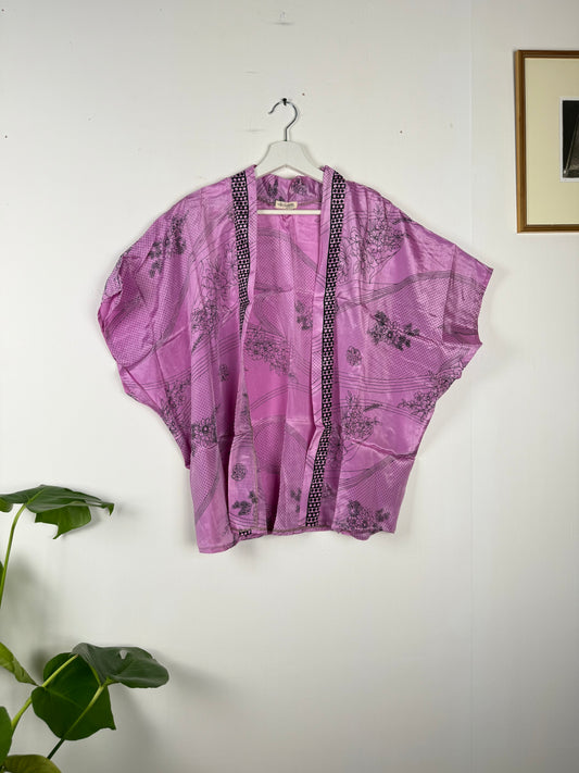 Vintage Saree Silk Shrug Blouse