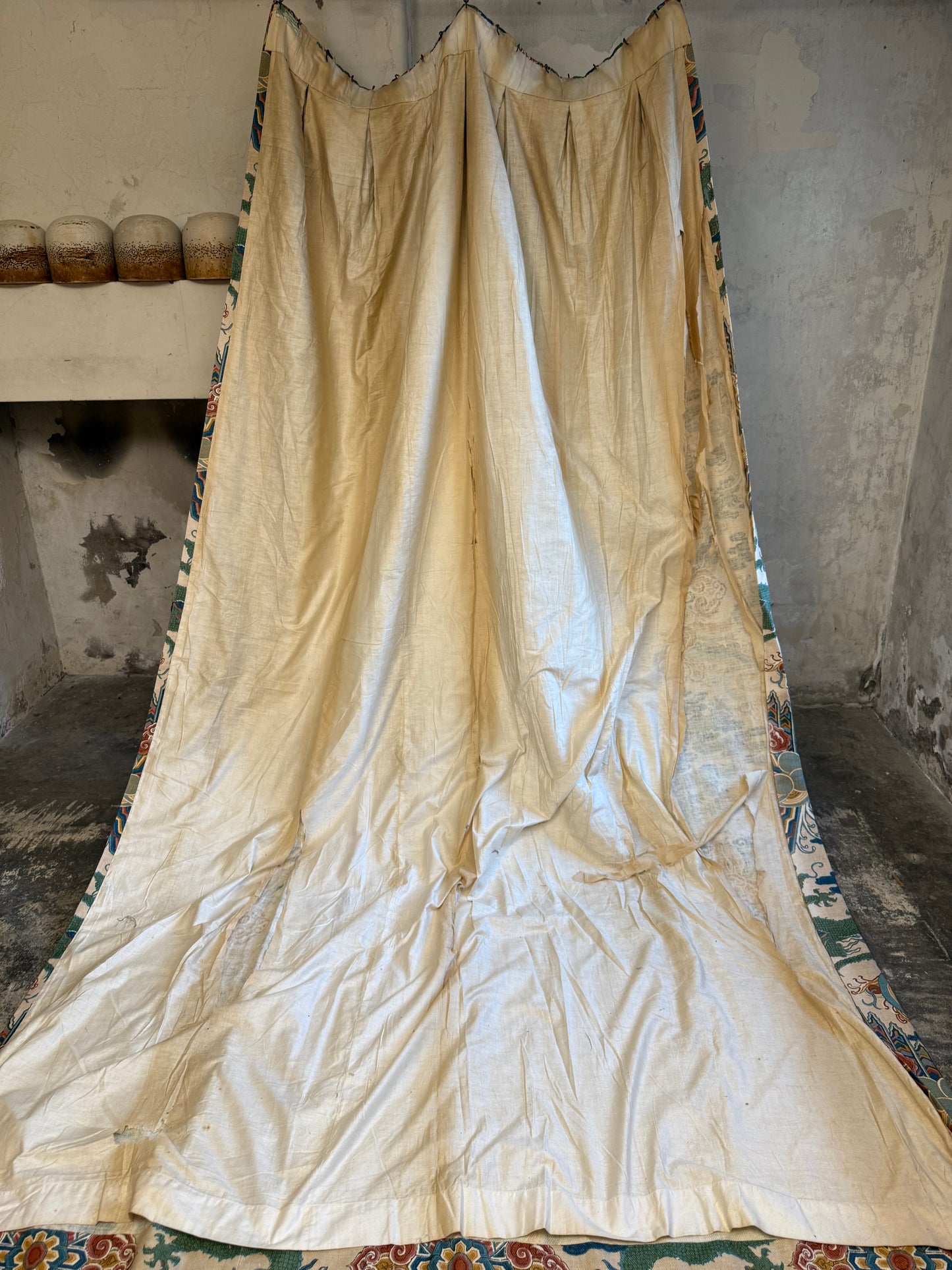 Whytock & Reid 'Emperors Robe' Chinoiserie Curtain Fabric 1974