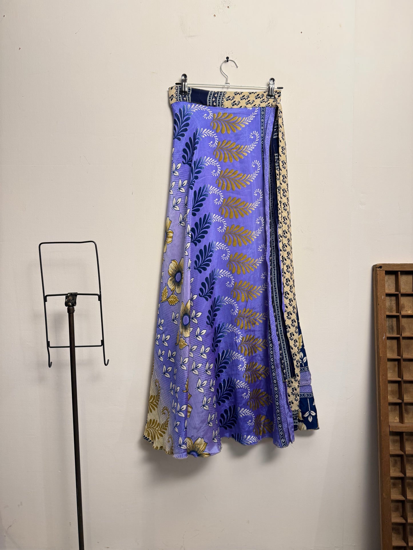 Vintage Saree Silk Wrap Skirt