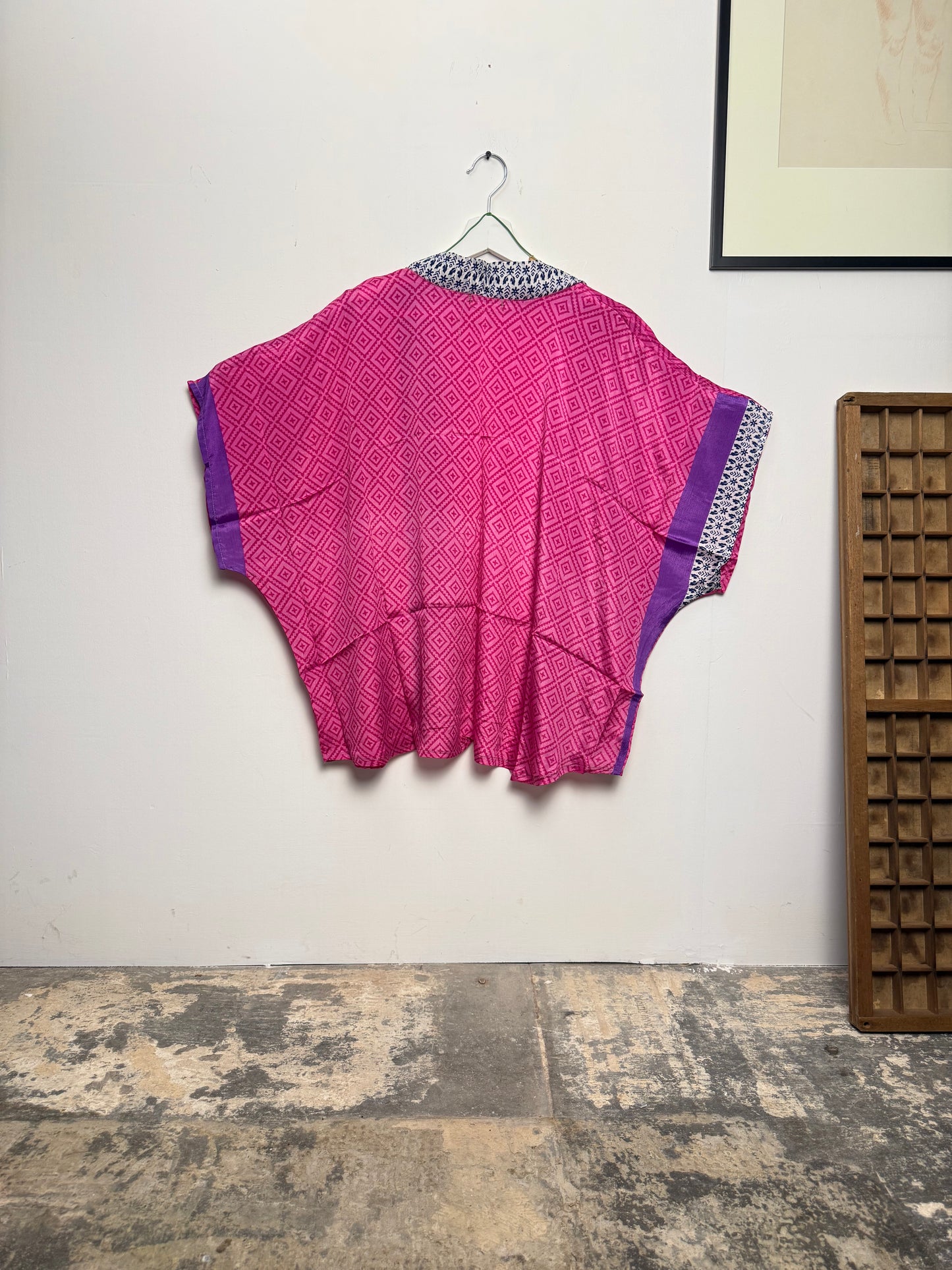 Vintage Saree Silk Shrug Blouse