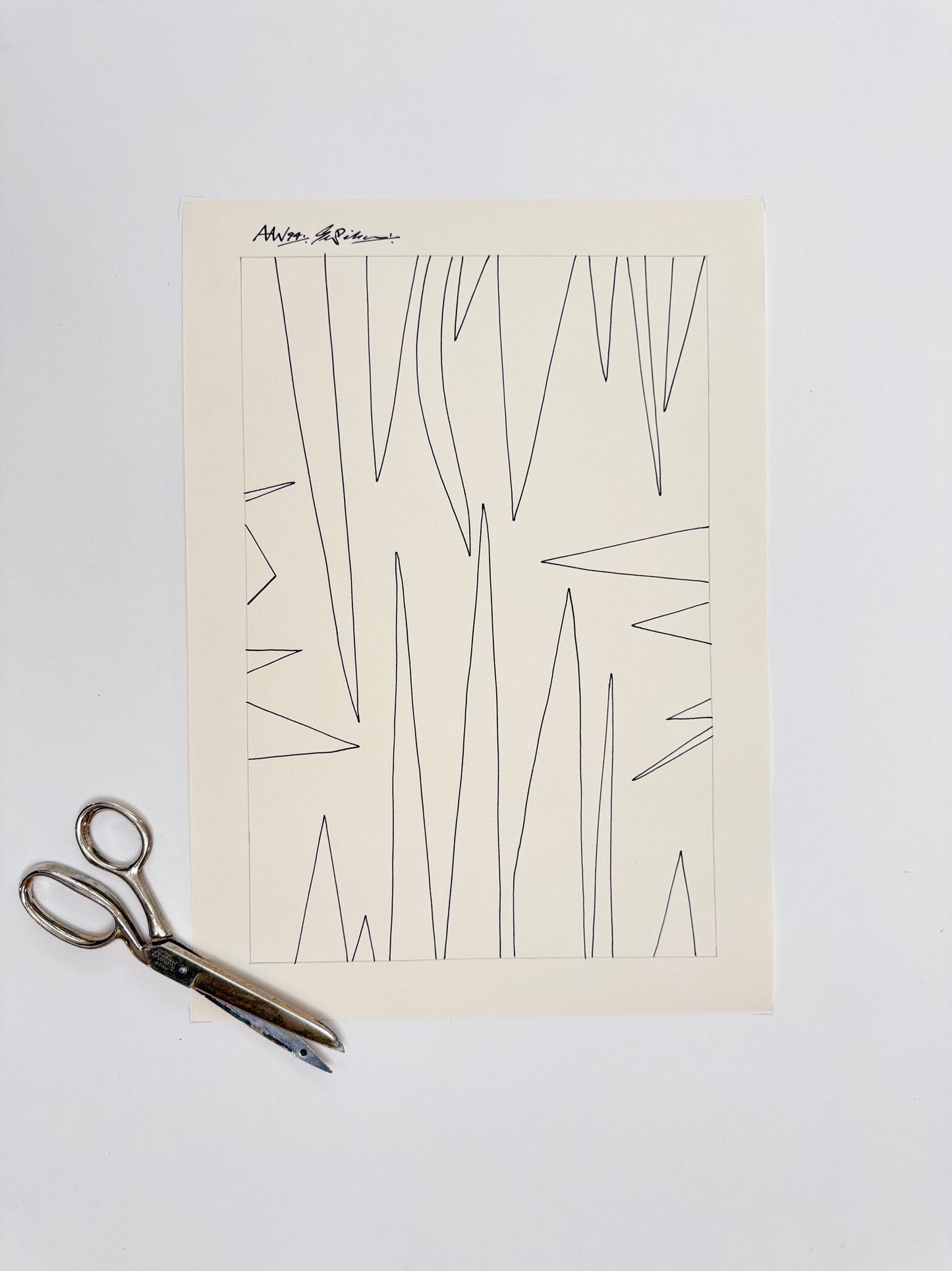 Monochromatic Original Artwork No.223 - ARTHUR ALLAN WILSON, Scottish | 1944-2024