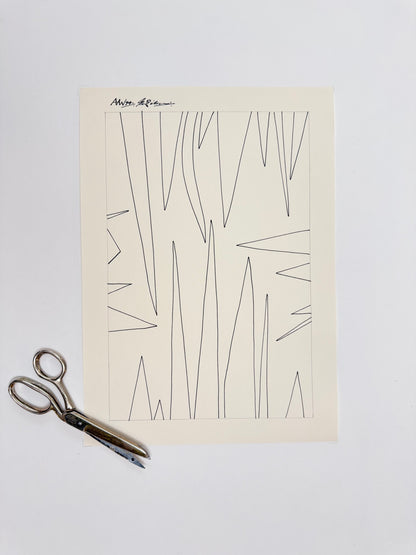 Monochromatic Original Artwork No.223 - ARTHUR ALLAN WILSON, Scottish | 1944-2024