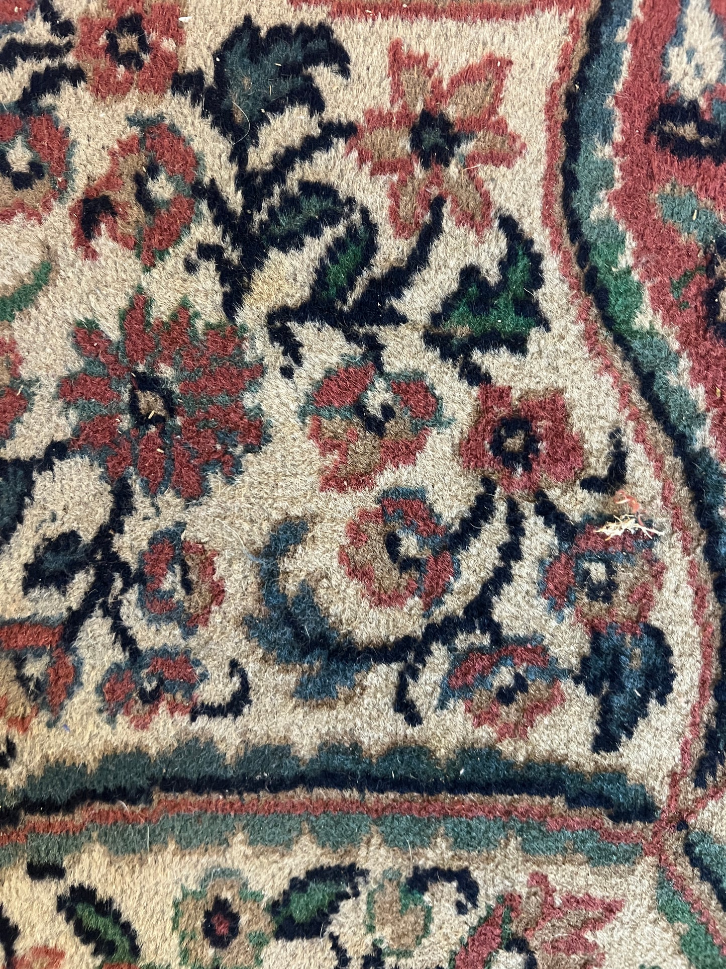 Large Rug - Persian style with Ghumbet shield - 4.1m by 3.2m - Ex Shop Rug