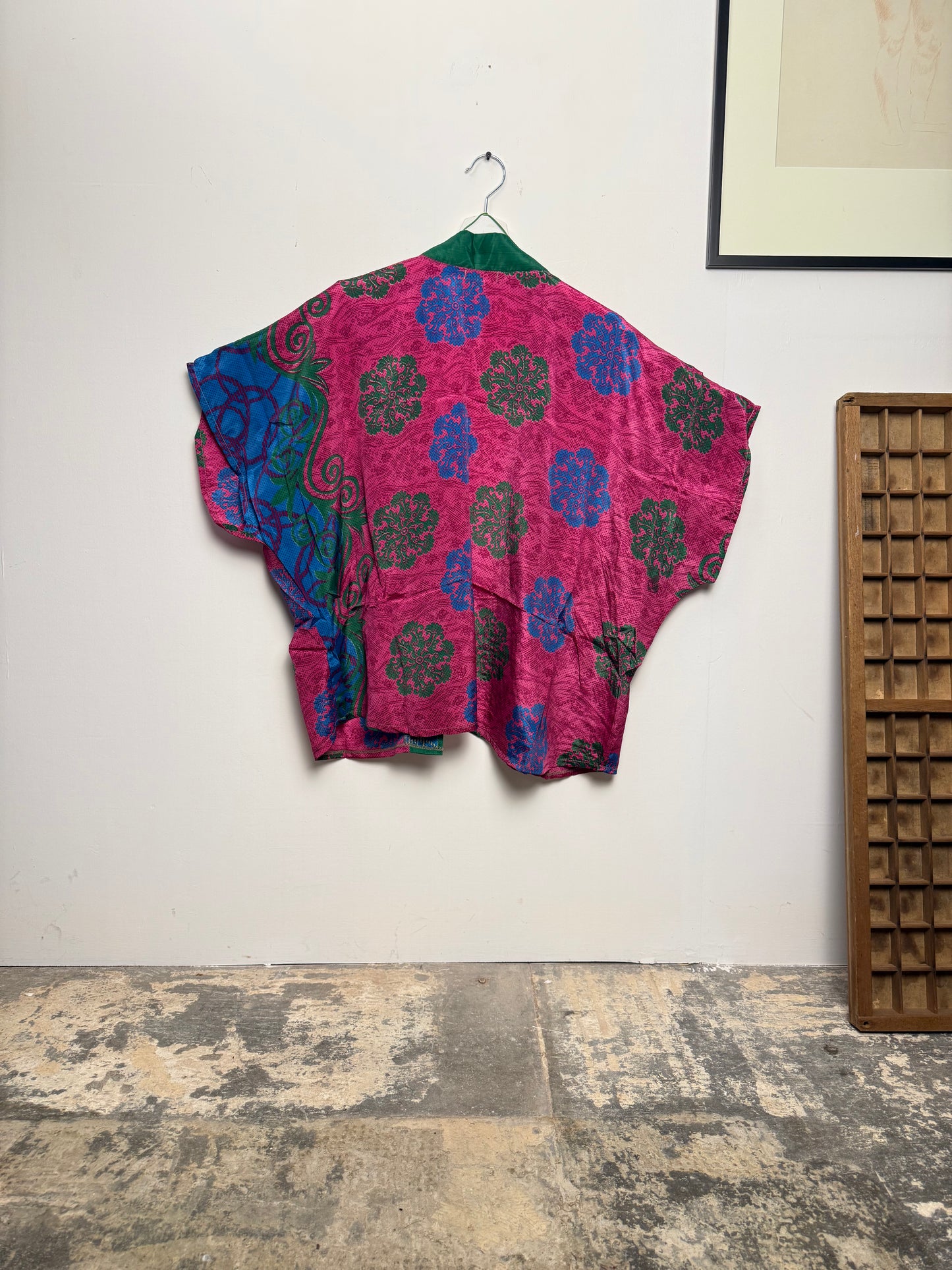 Vintage Saree Silk Shrug Blouse