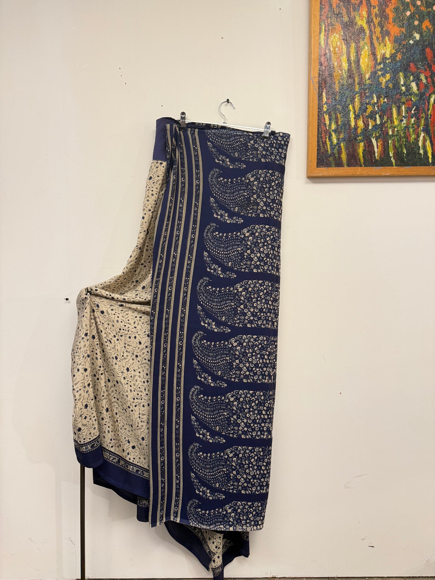 Vintage Pure Silk Saree Fabric