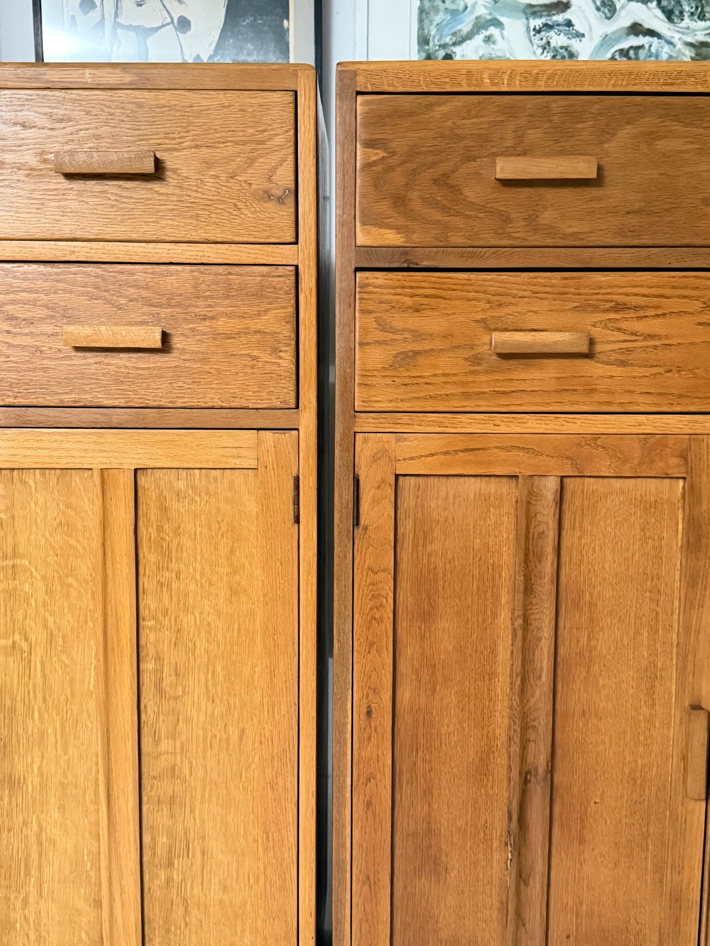 A Pair of Tallboys from the Post War Utility Furniture Scheme