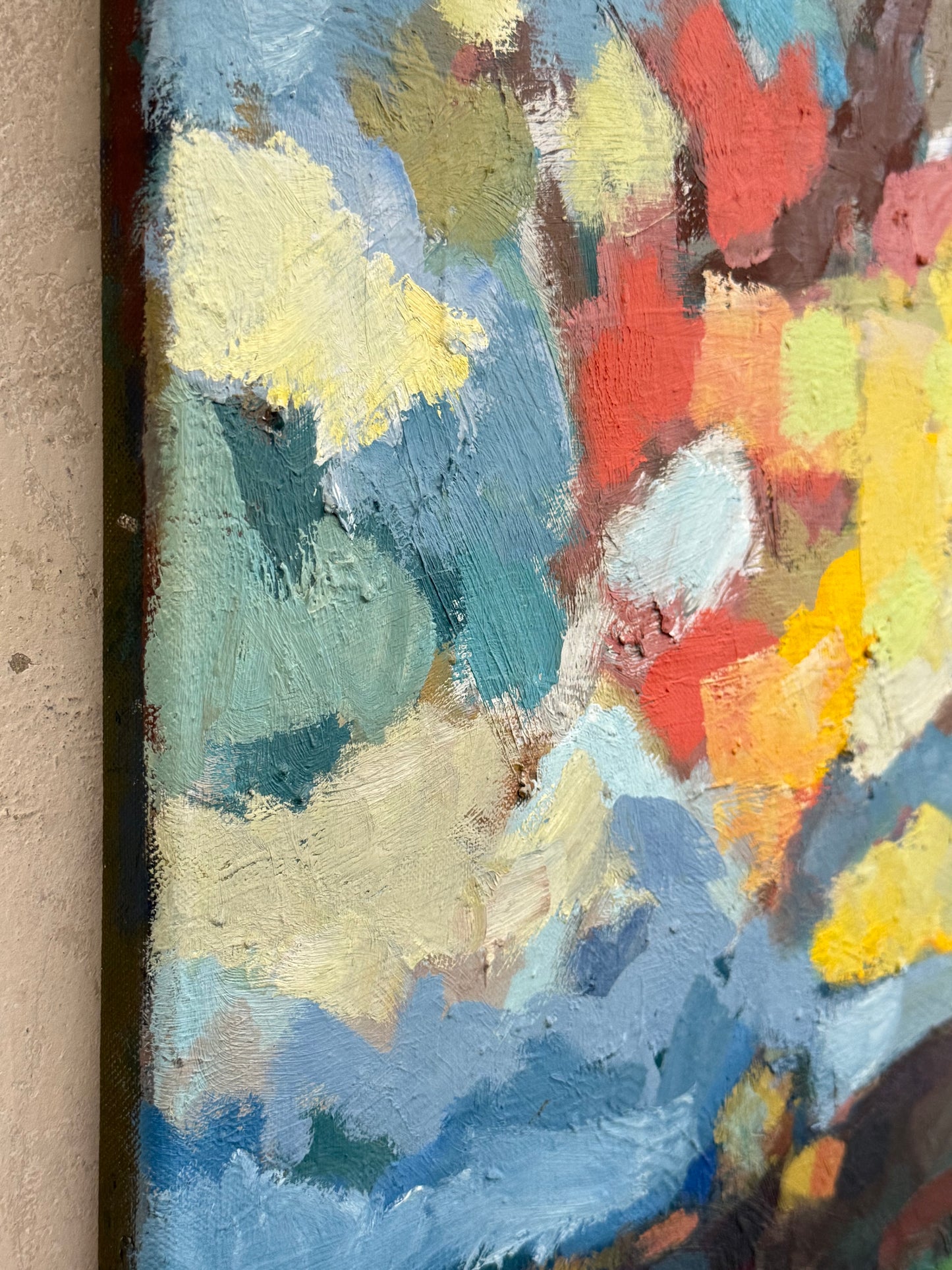 Abstract Expressionist Landscape Oil