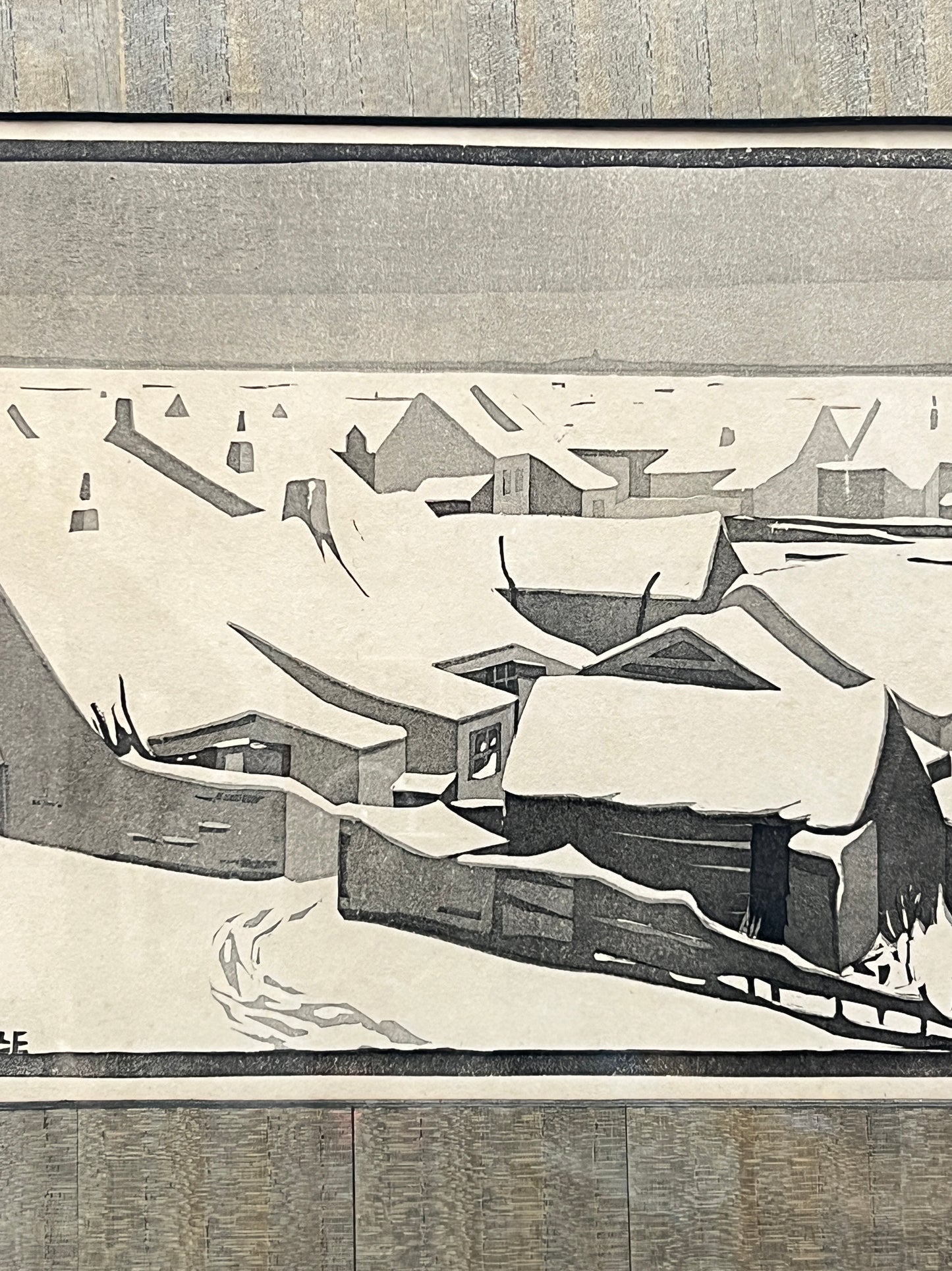 Woodblock & Aquatint Print WESTKAPELLE 1926 | Cornelis van Oel (Dutch 1899-1979)