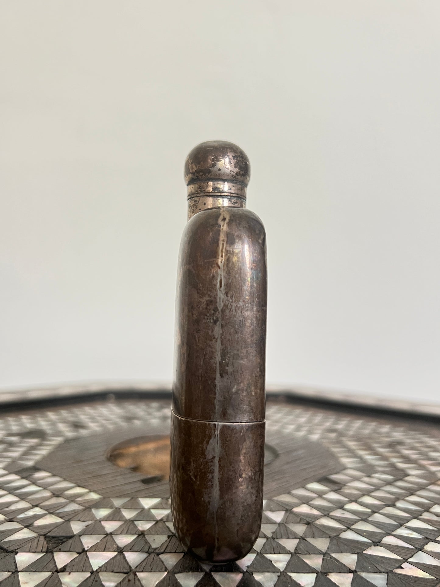 A 19th Century  Sampson Mordan & Co  Silver Hipflask