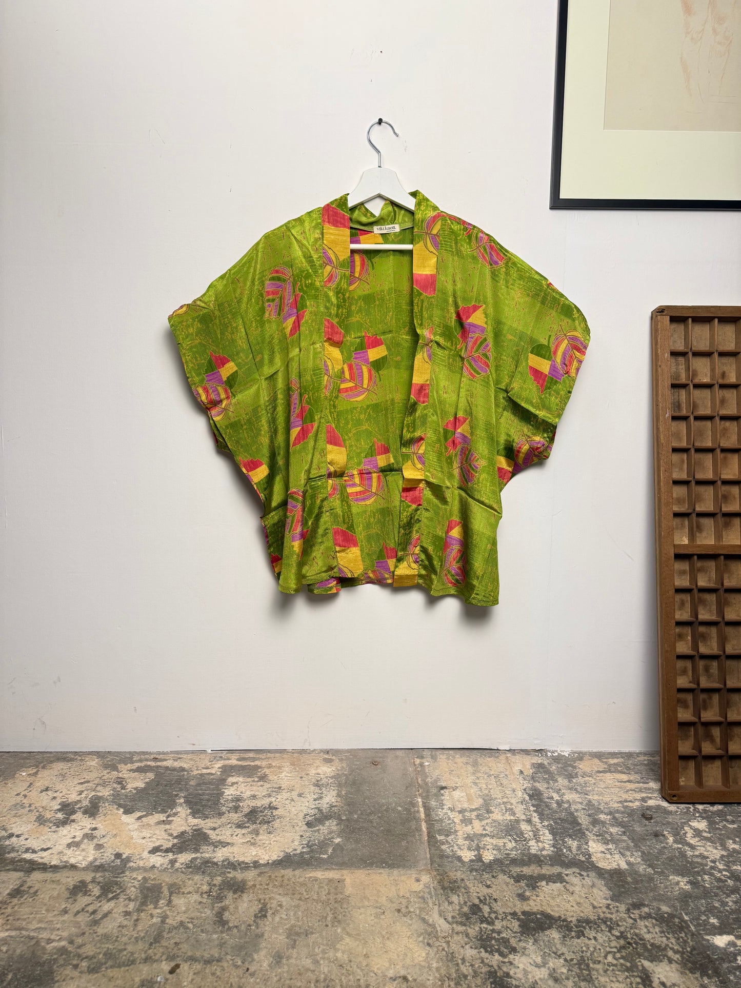 Vintage Saree Silk Shrug Blouse