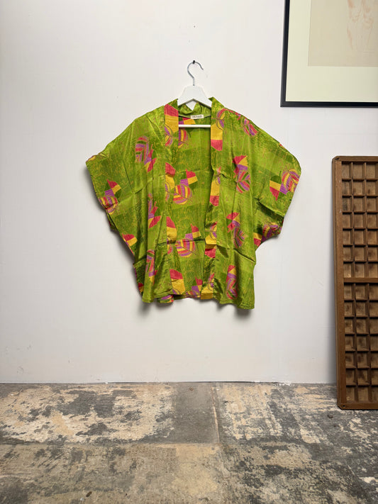 Vintage Saree Silk Shrug Blouse