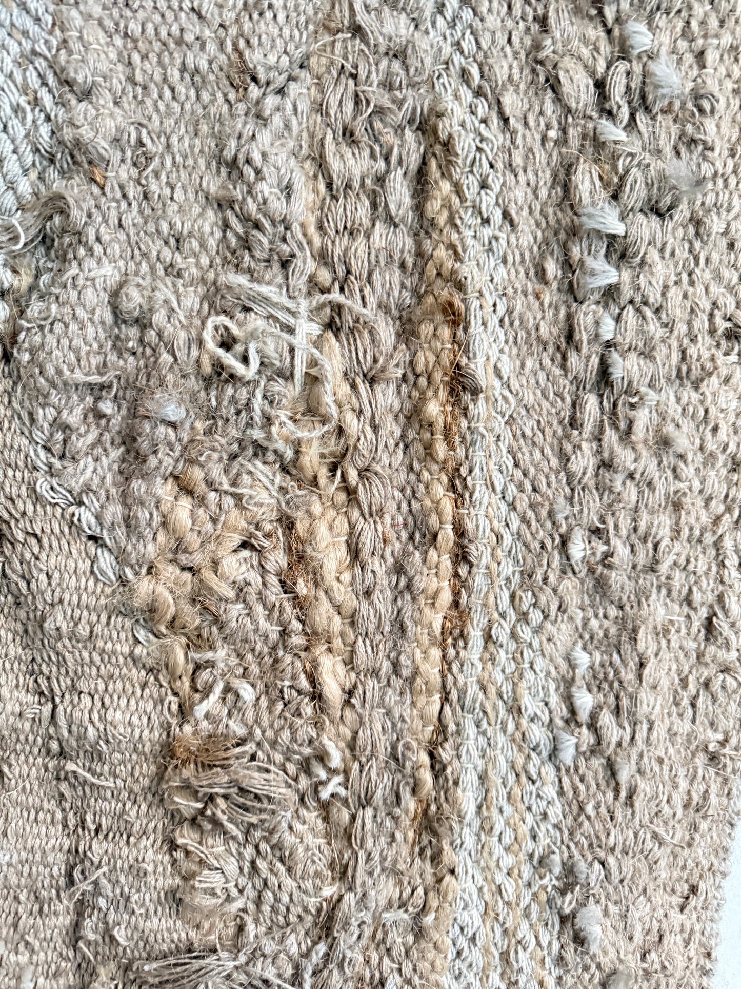 Ellen Lenvik (Oslo) 'Growth' Jute & Wool Textile Art