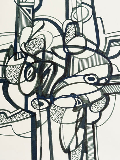 Monochromatic Original Artwork No.246 - ARTHUR ALLAN WILSON, Scottish | 1944-2024