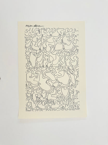 Monochromatic Original Artwork No.227- ARTHUR ALLAN WILSON, Scottish | 1944-2024