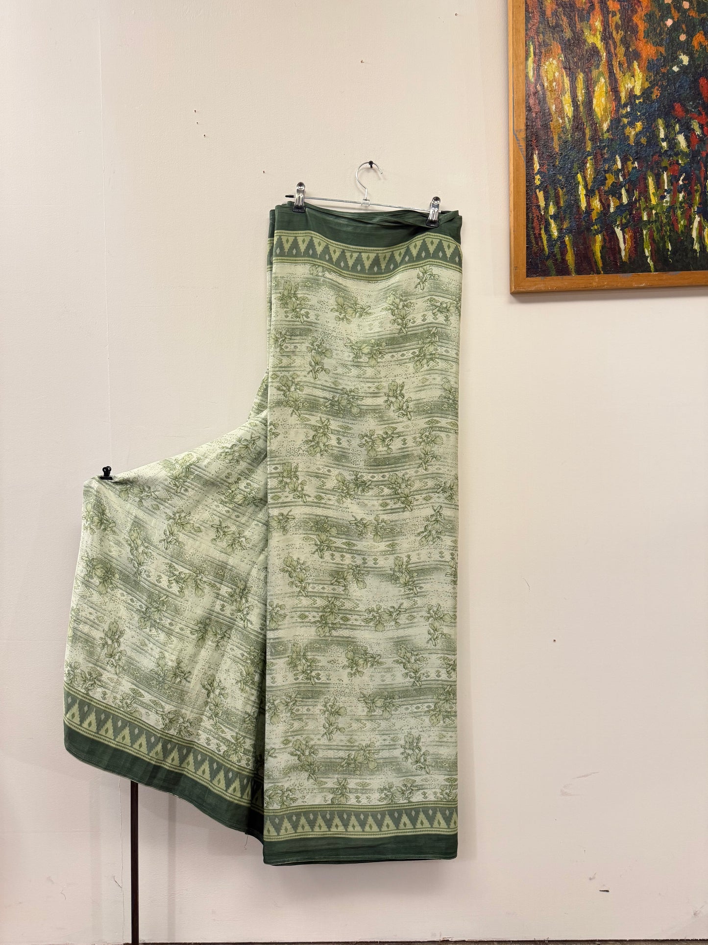 Vintage Pure Silk Saree Fabric