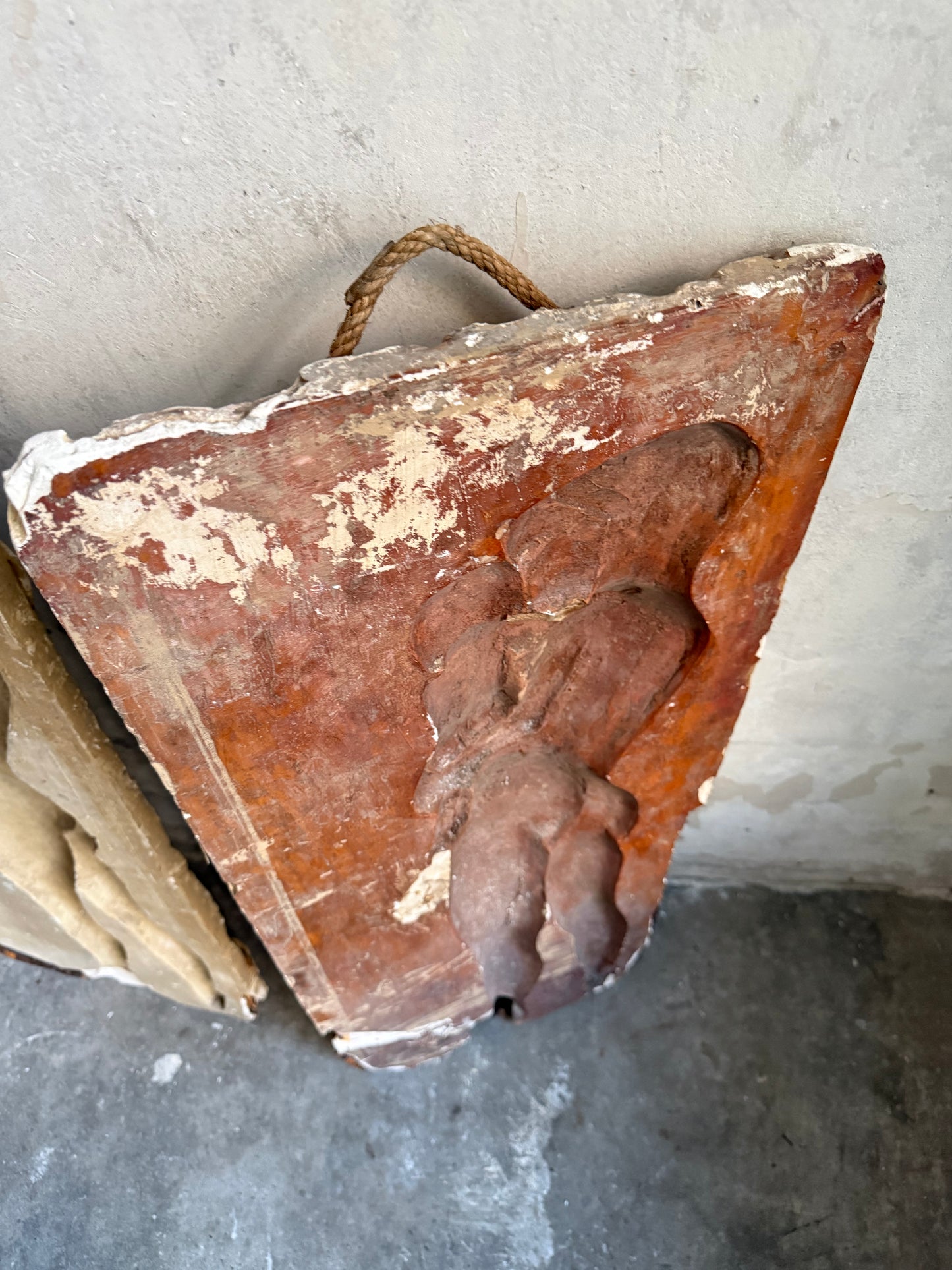 A Pair of Mother & Child Plaster Casting Moulds