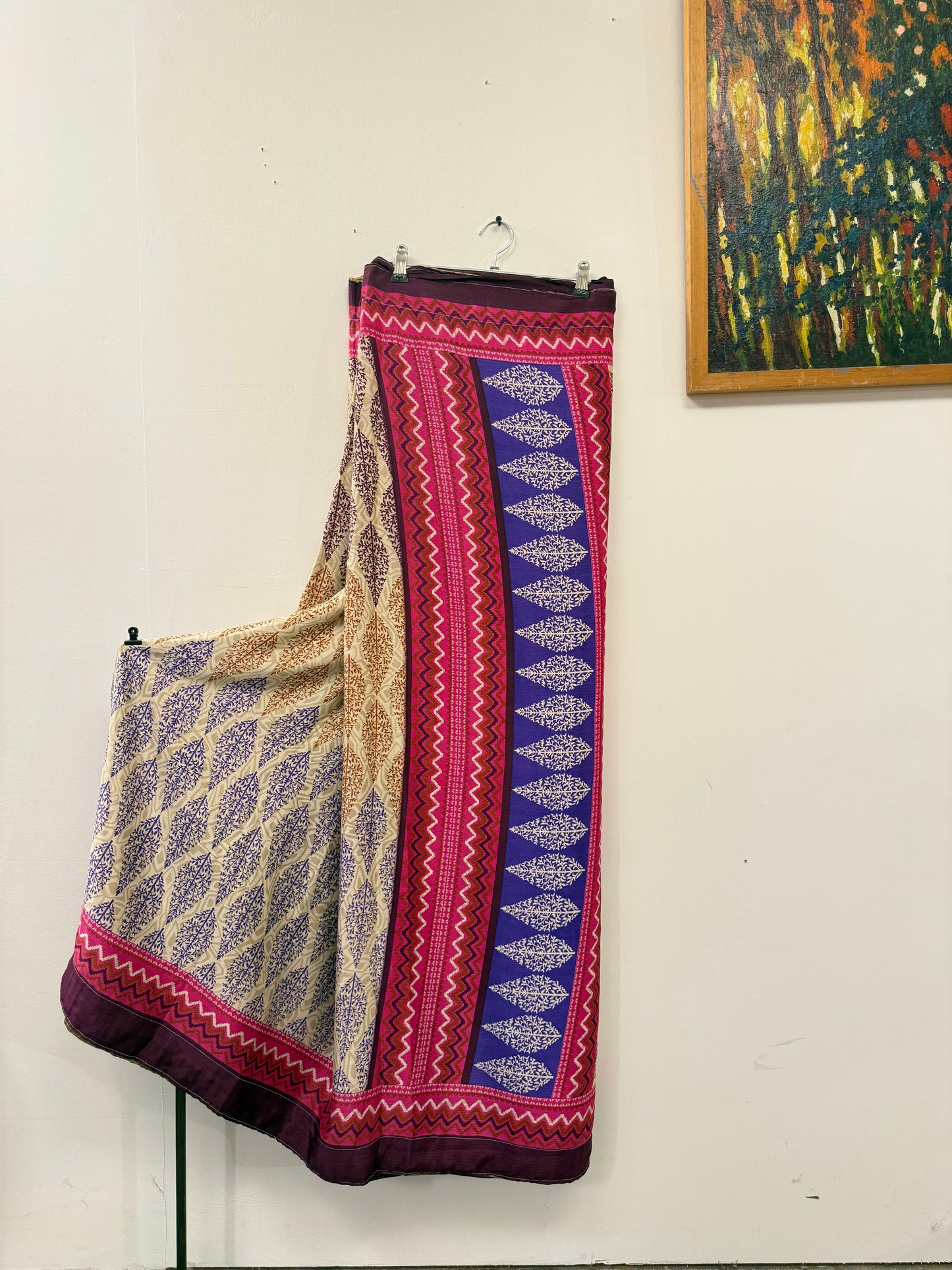 Vintage Pure Silk Saree Fabric