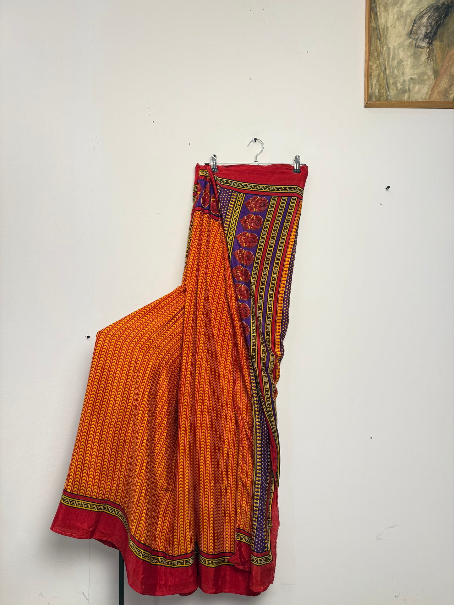 Vintage Pure Silk Saree Fabric