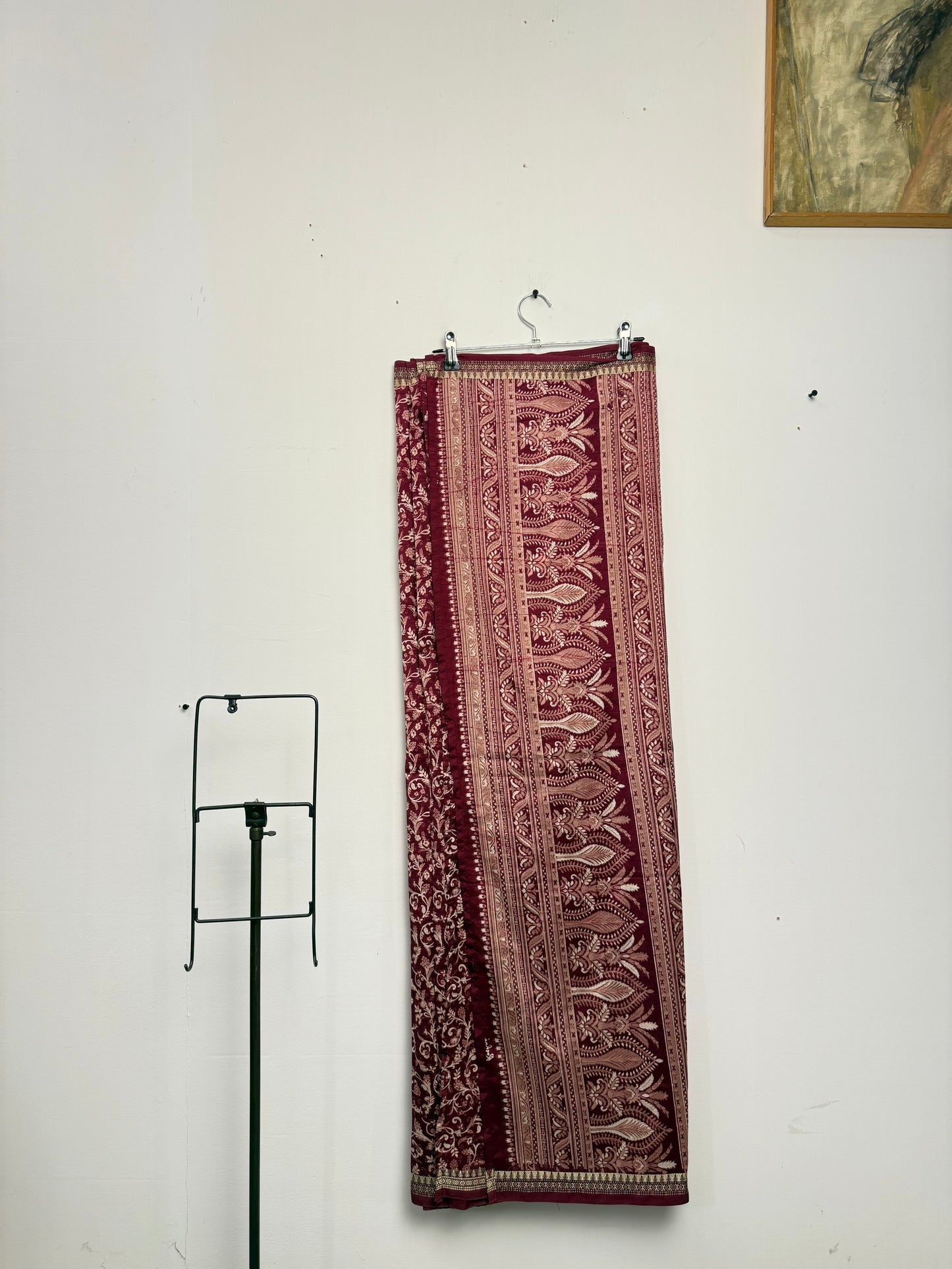 Vintage Pure Silk Saree Fabric