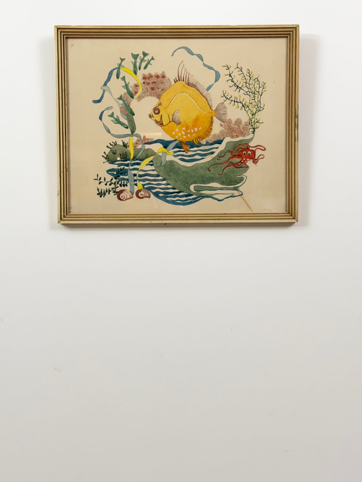 The Yellow Peril | Original Marine Watercolour | c.1930-1950
