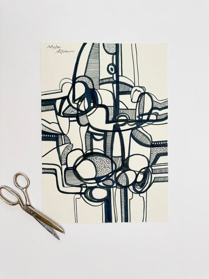 Monochromatic Original Artwork No.245 - ARTHUR ALLAN WILSON, Scottish | 1944-2024