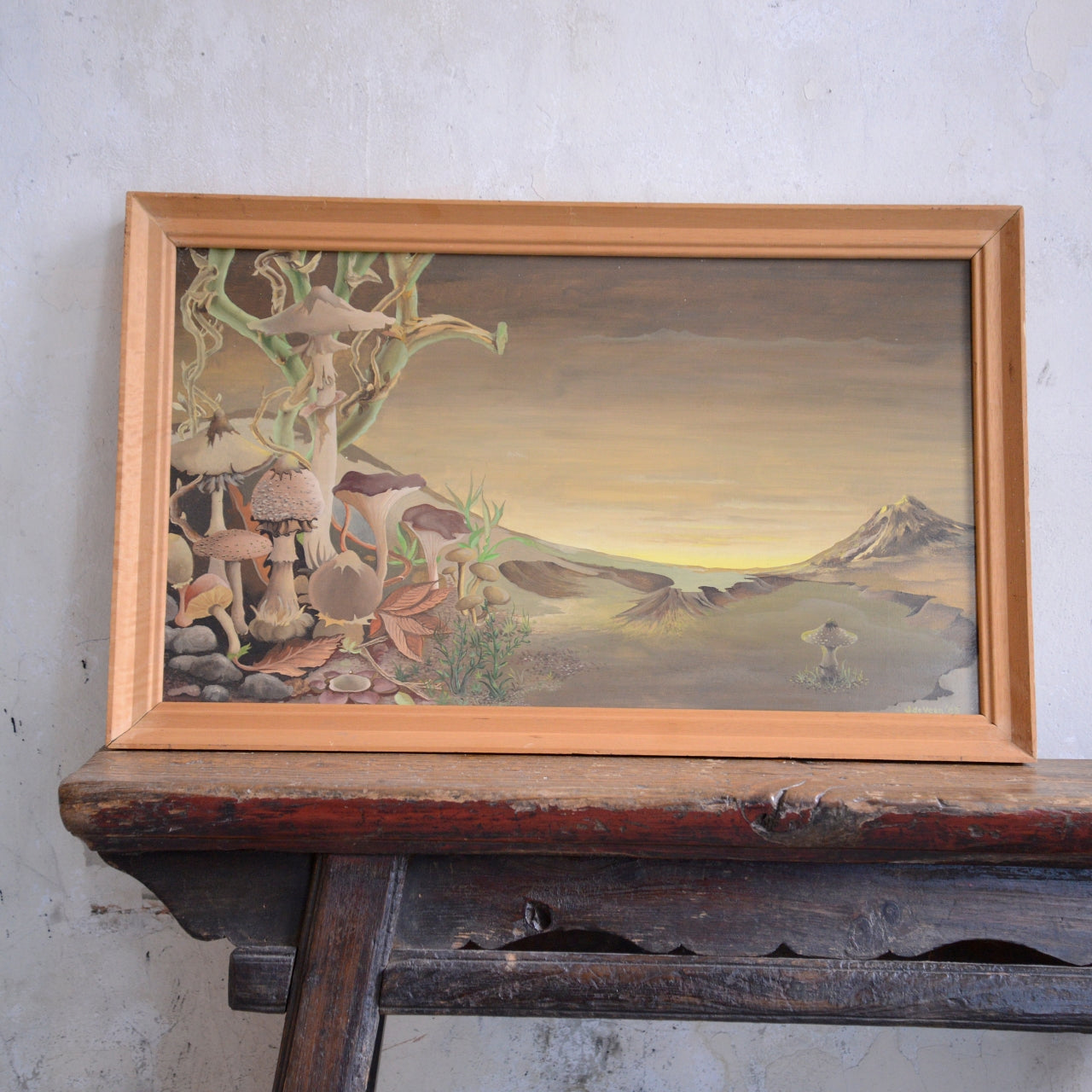 Moderne Surrealistisch Waterlandschap / Jan de Veen, (1983)