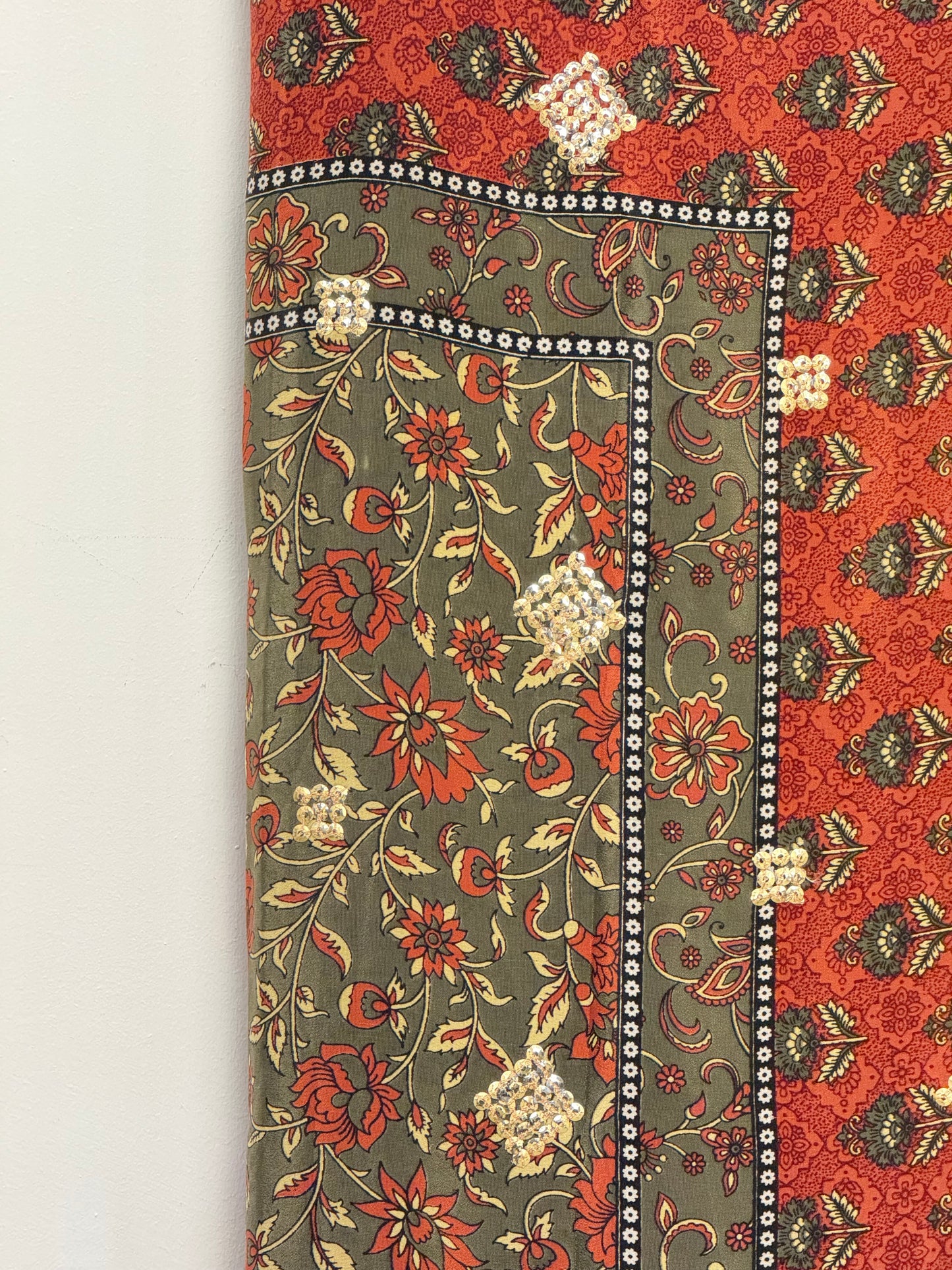 Vintage Pure Silk Saree Fabric