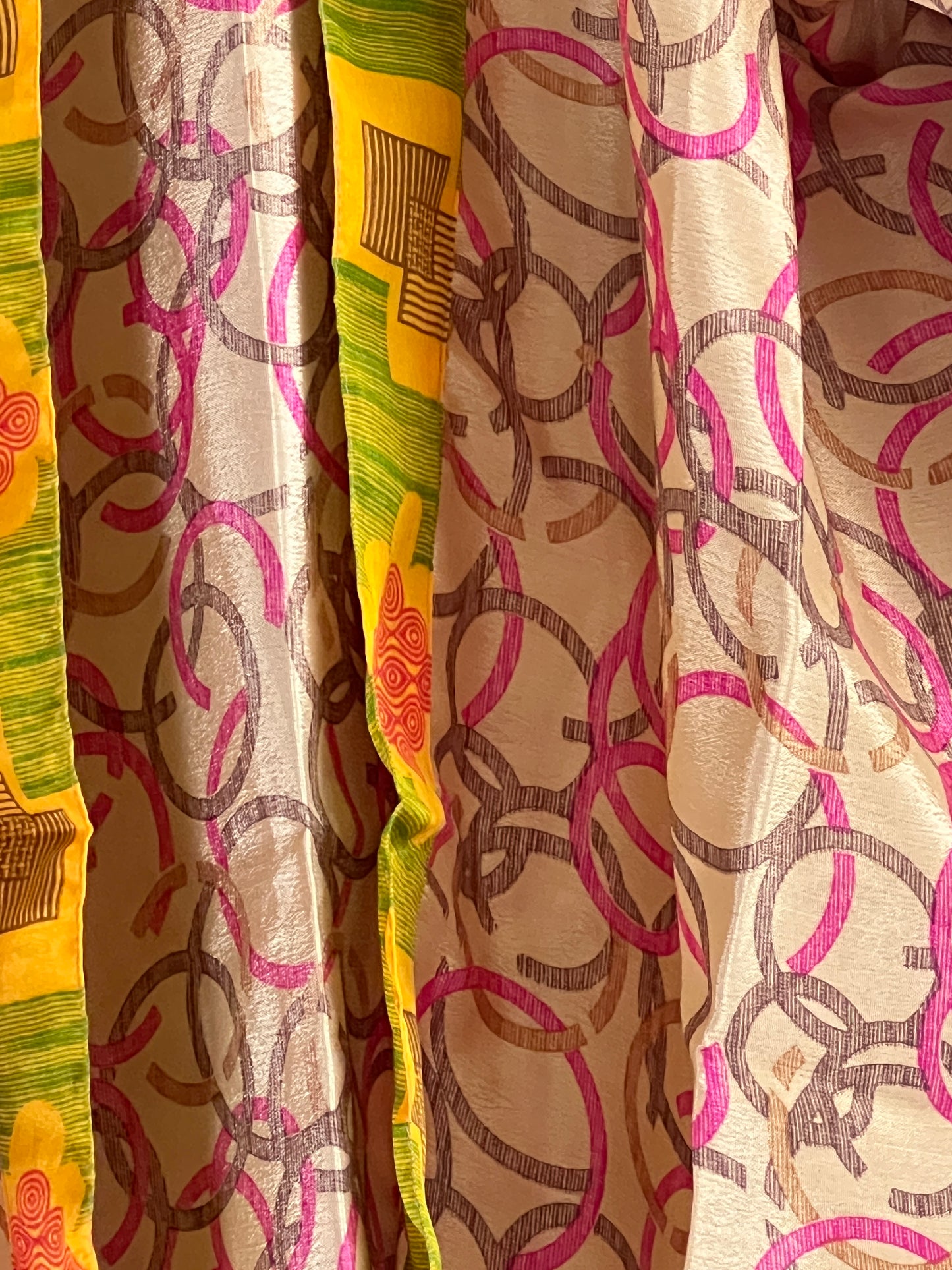 Vintage Saree Silk Trousers & Shirt Co-ordinated Set