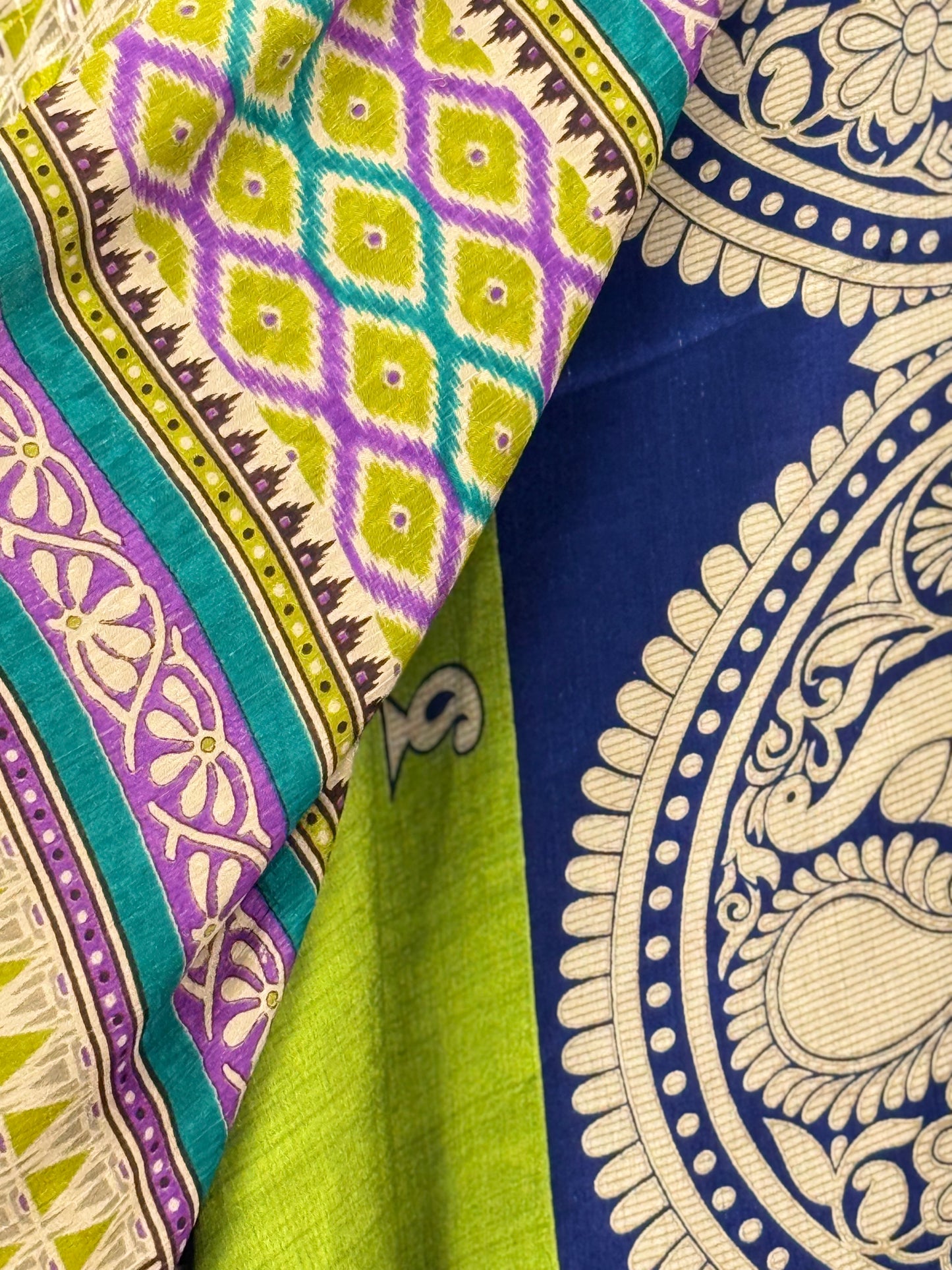 Vintage Saree Silk Wrap Skirt