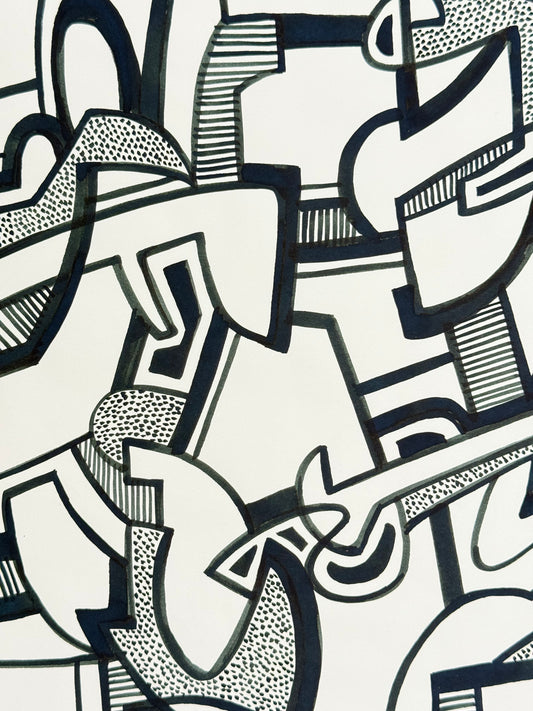 Monochromatic Original Artwork No.237 - ARTHUR ALLAN WILSON, Scottish | 1944-2024