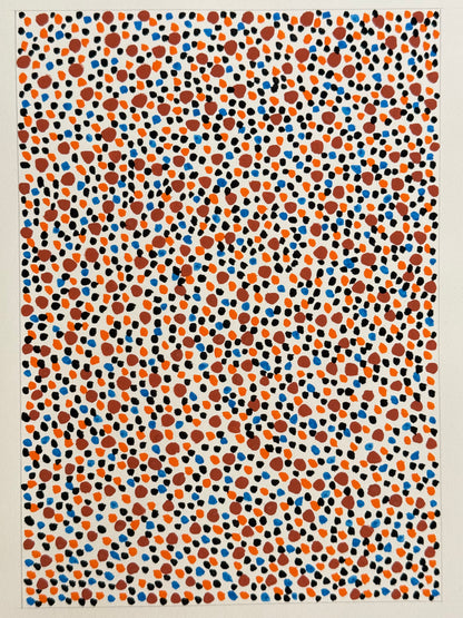 Pointillist Ink on Paper Original Artwork No.15 - ARTHUR ALLAN WILSON, Scottish | 1944-2024