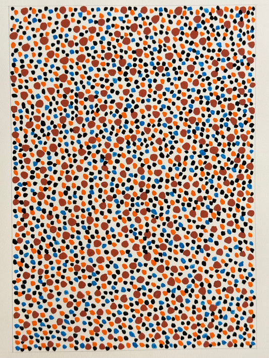 Pointillist Ink on Paper Original Artwork No.15 - ARTHUR ALLAN WILSON, Scottish | 1944-2024