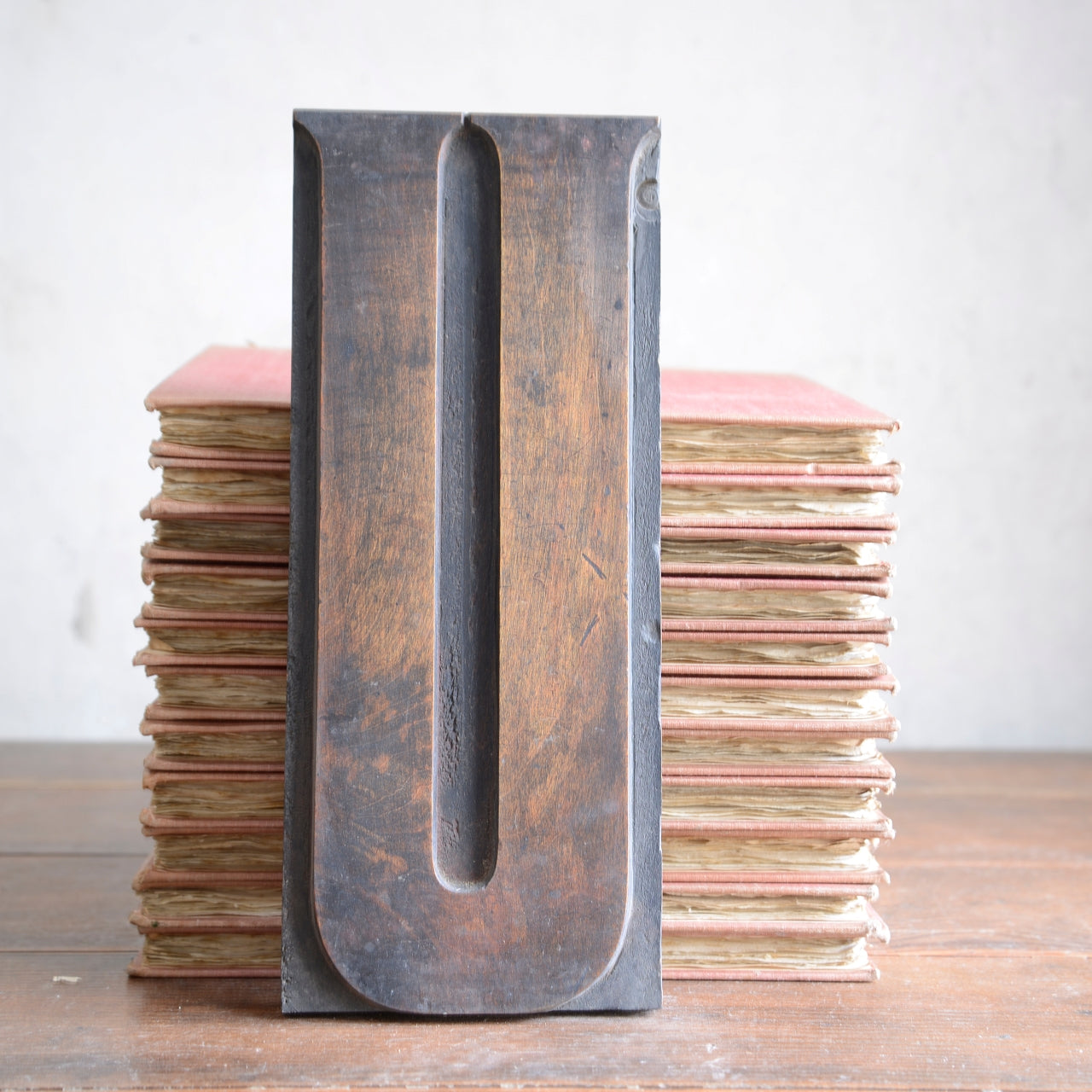 Rare English 1920’s Wooden Letterpress Type - 30cm