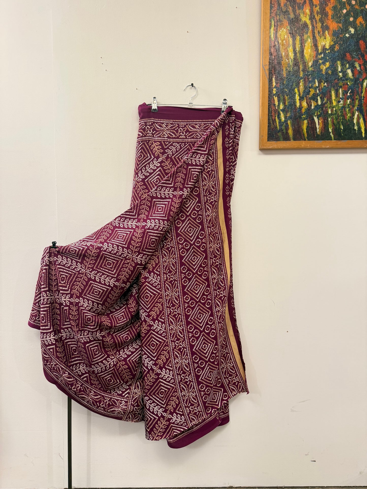 Vintage Pure Silk Saree Fabric