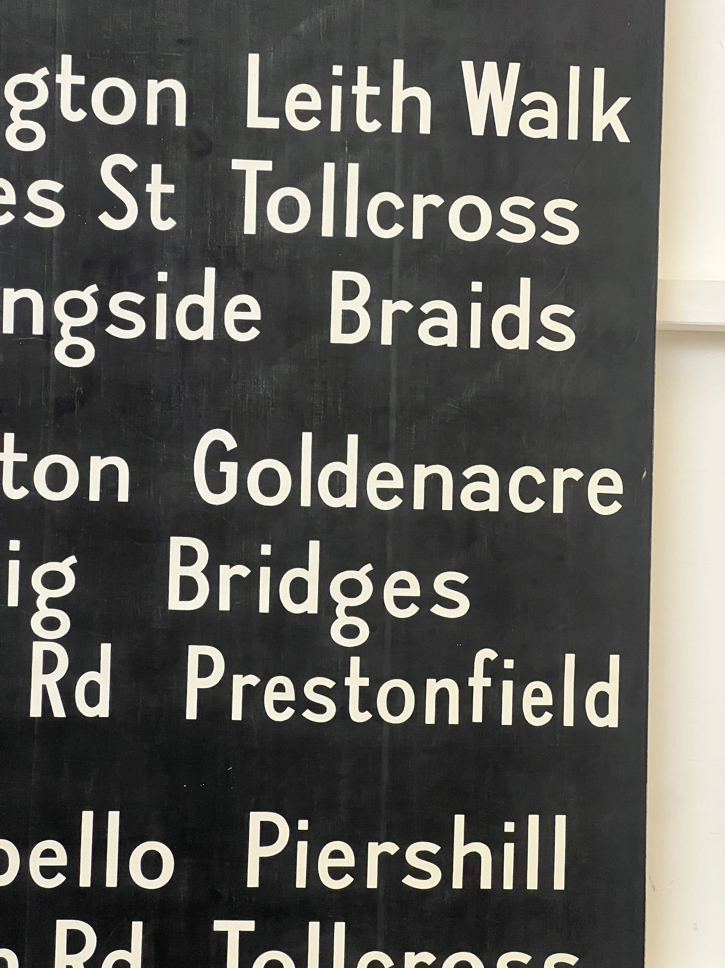 Edinburgh Destination Bus Blind - Ferry Road
