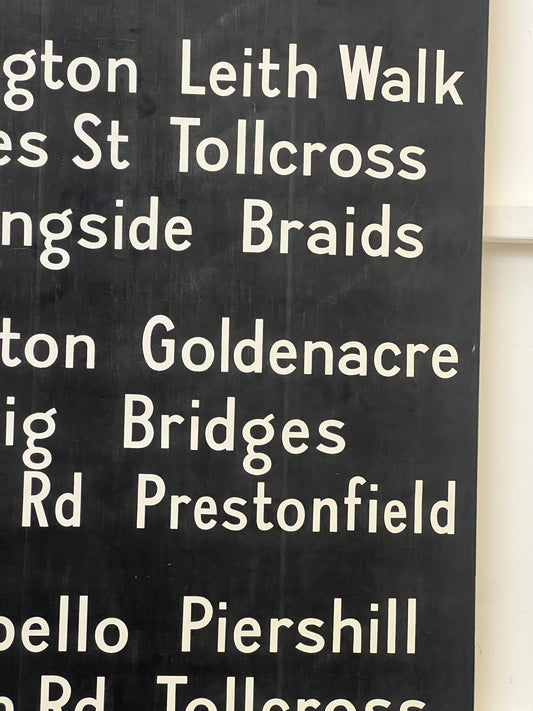 Edinburgh Destination Bus Blind - Ferry Road