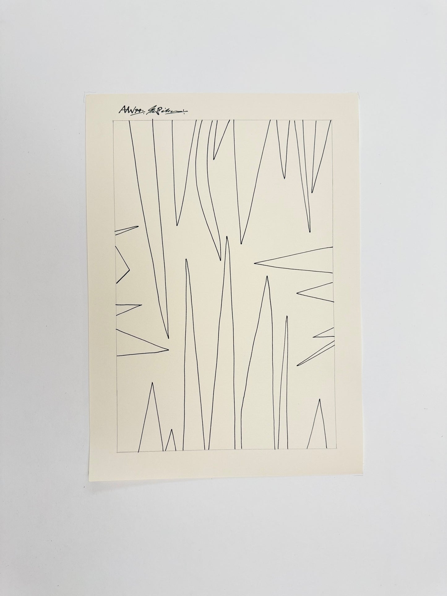 Monochromatic Original Artwork No.223 - ARTHUR ALLAN WILSON, Scottish | 1944-2024
