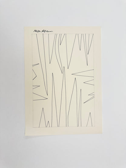 Monochromatic Original Artwork No.223 - ARTHUR ALLAN WILSON, Scottish | 1944-2024