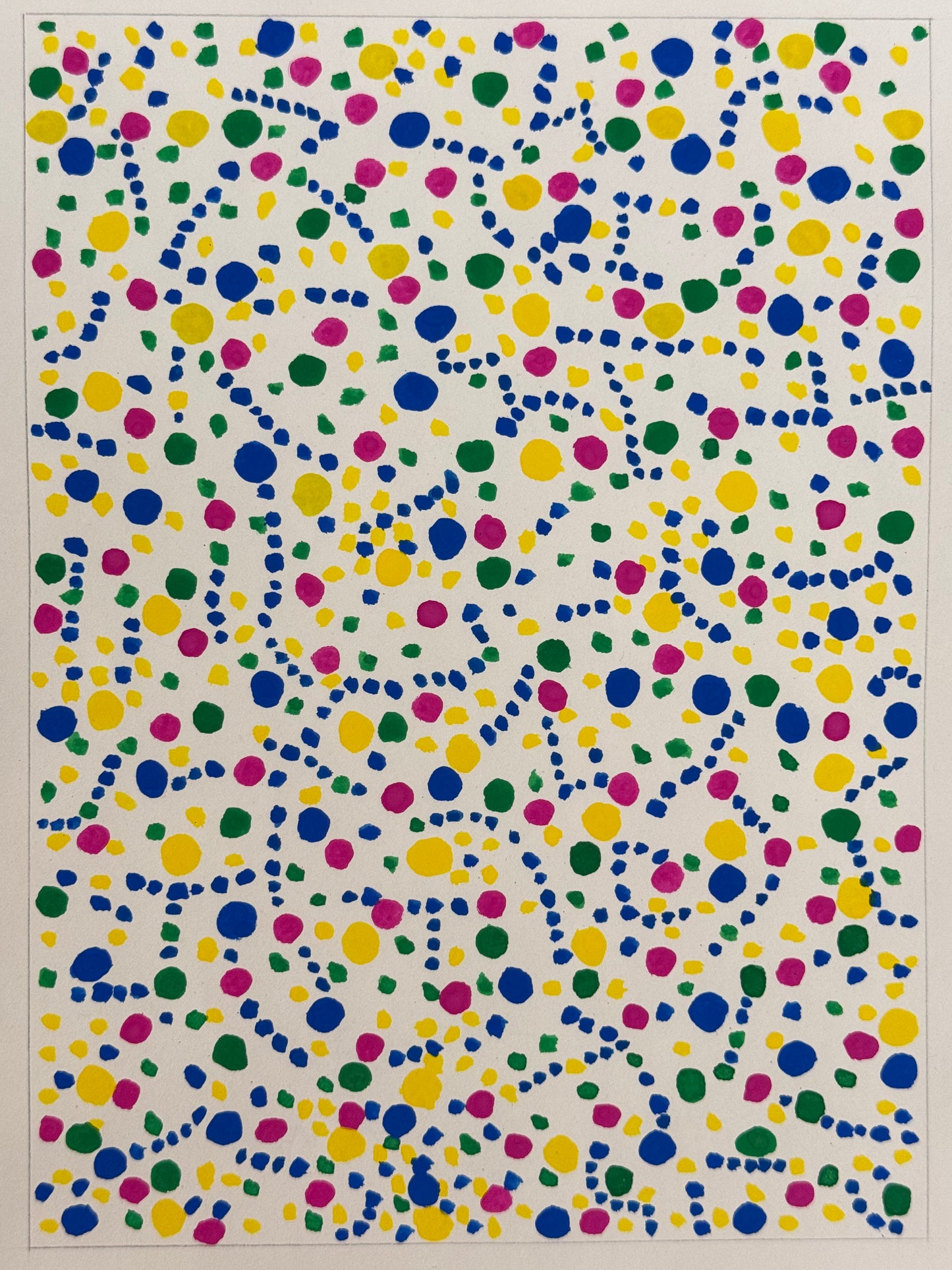 Pointillist Ink on Paper Original Artwork No.36 - ARTHUR ALLAN WILSON, Scottish | 1944-2024