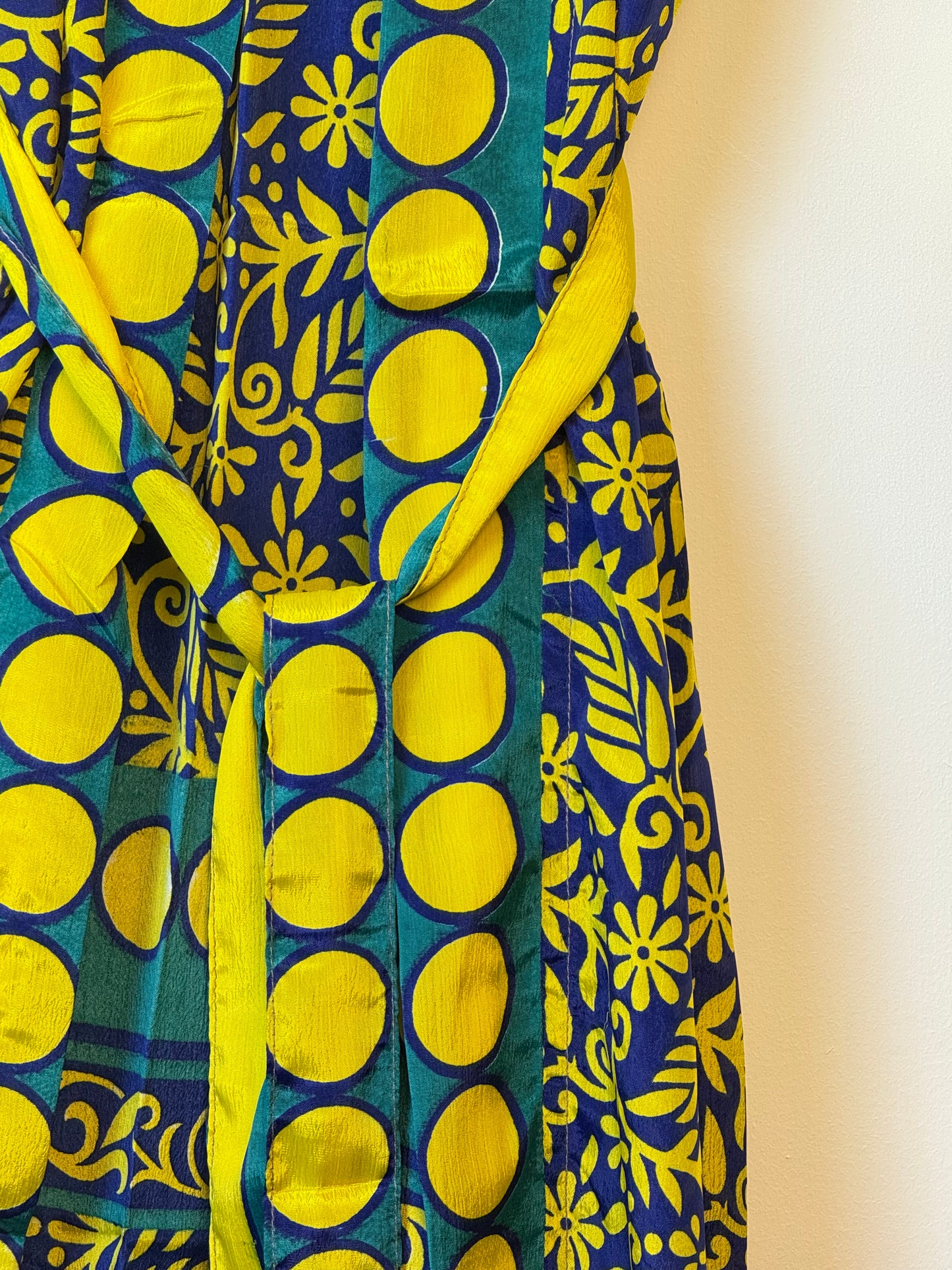 Vintage Saree Silk Kimono / Duster - Long