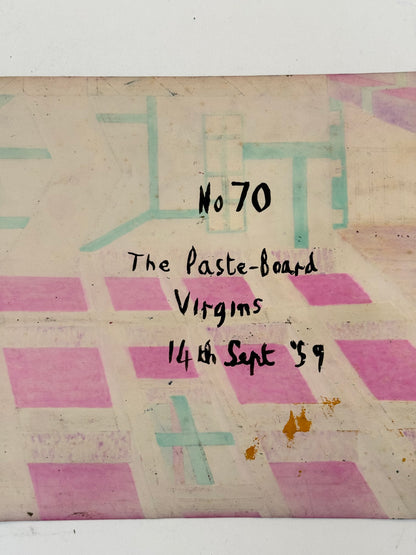 No. 70 The Paste-Board Virgins - PETER CROTTY, British | 1943-present