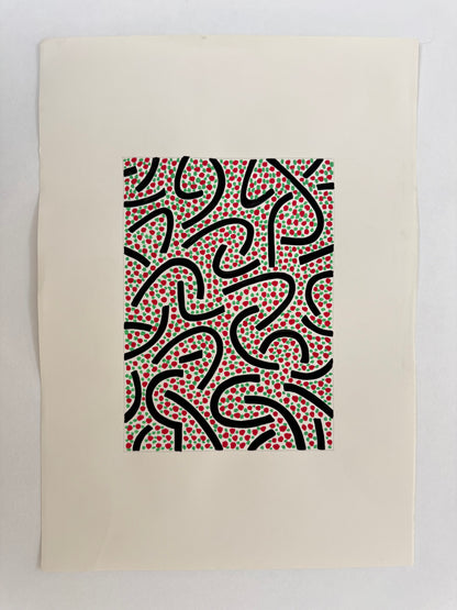 Pointillist Ink on Paper Original Artwork No.19 - ARTHUR ALLAN WILSON, Scottish | 1944-2024