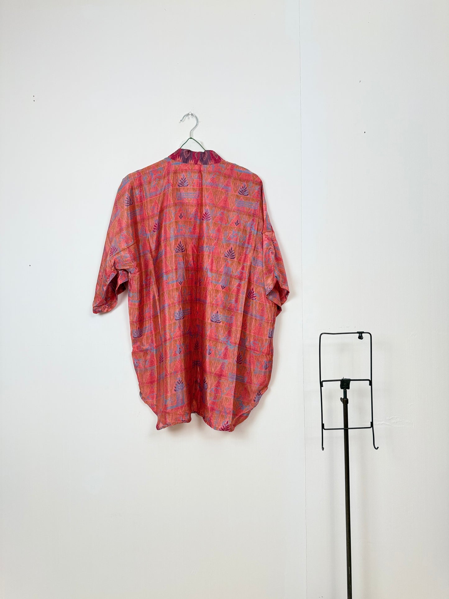 Vintage Saree Silk Trousers & Shirt Co-ordinated Set