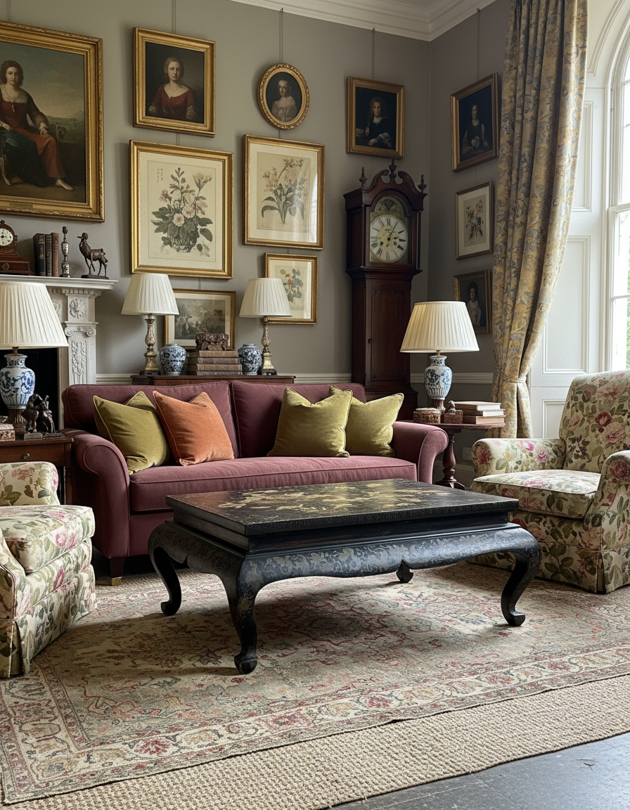 A Chinese Export Lacquered Coffee Table c1900