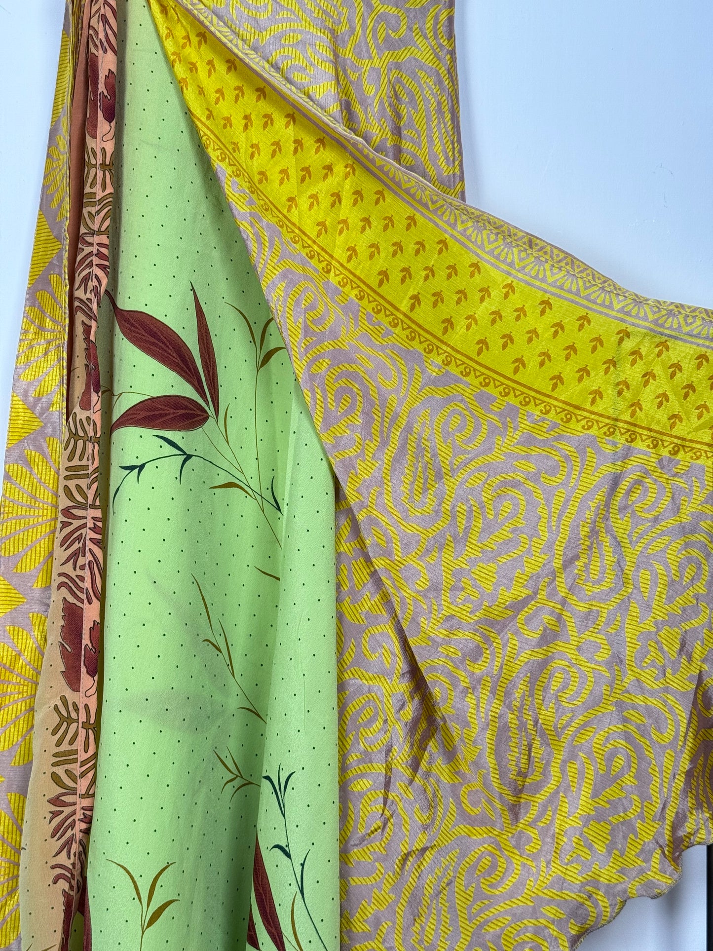Vintage Saree Silk Wrap Skirt