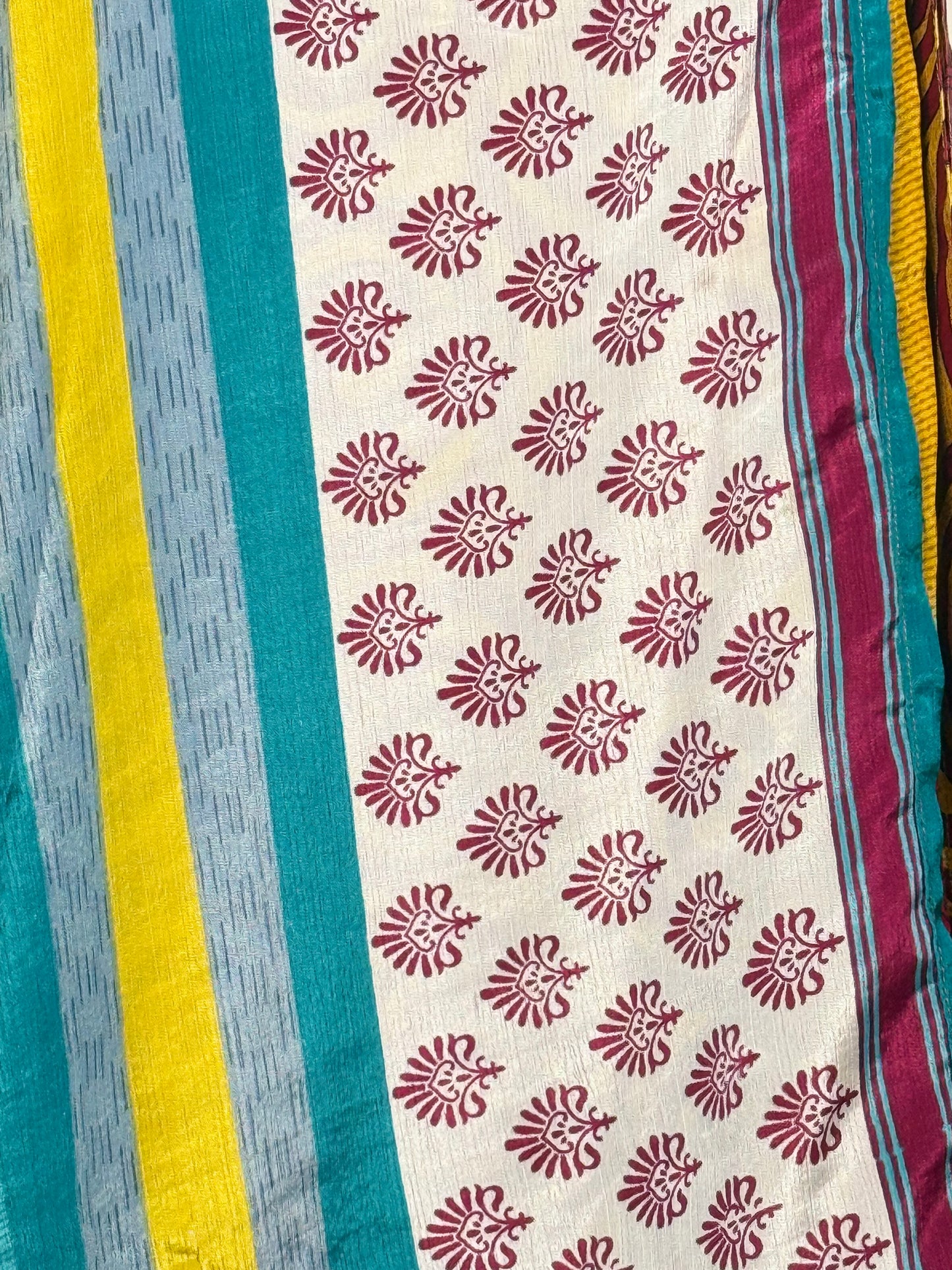 Vintage Saree Silk Wrap Skirt