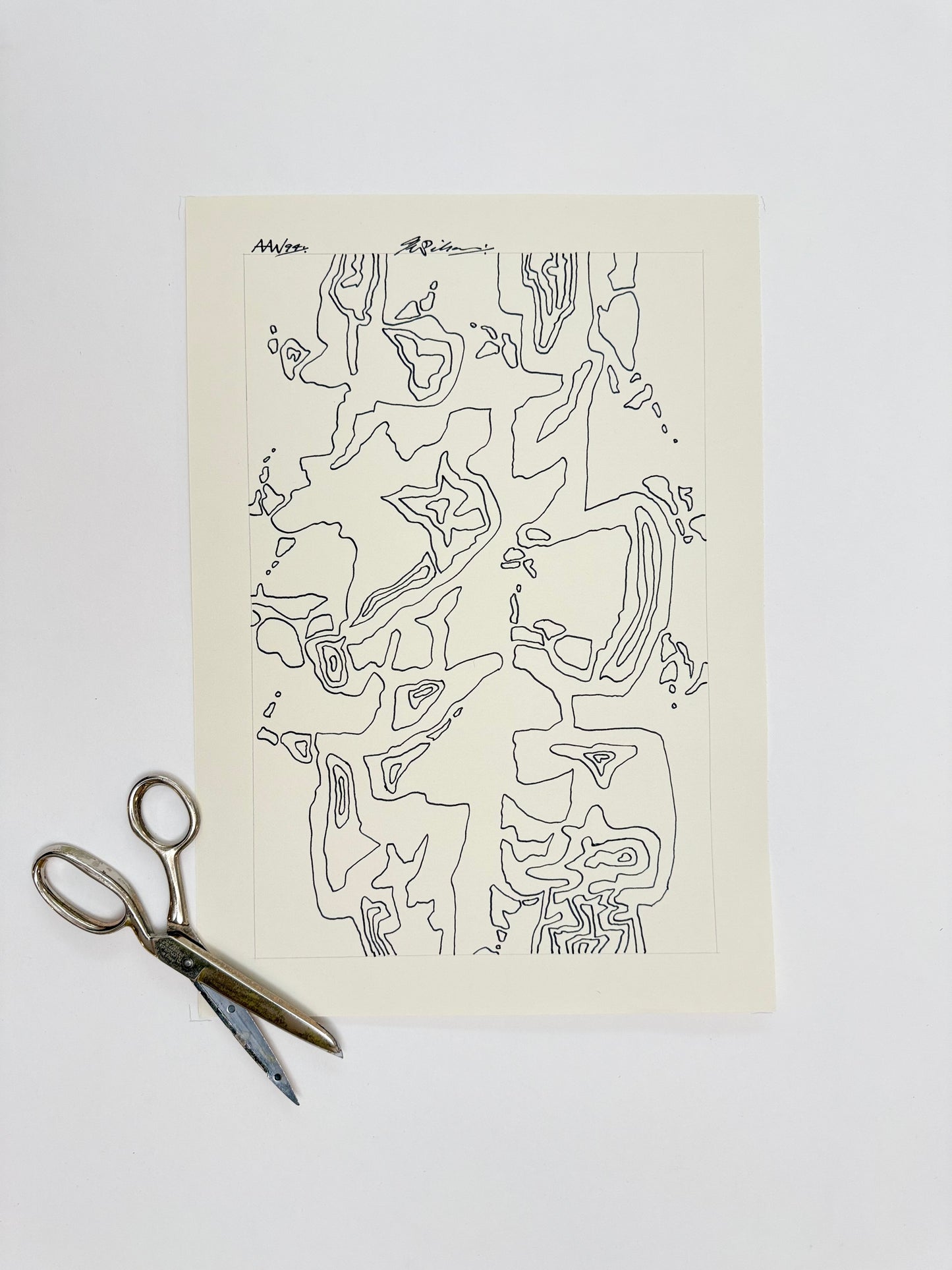 Monochromatic Original Artwork No.229- ARTHUR ALLAN WILSON, Scottish | 1944-2024